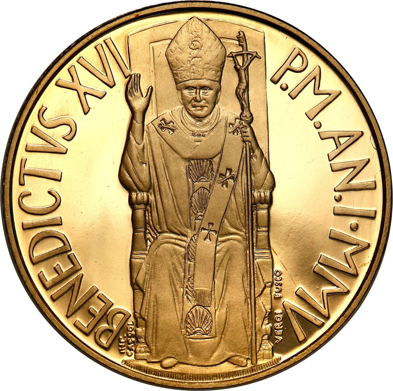 Watykan. 20 euro Benedykt XVI